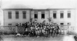 Grupo Escolar de Foz do Iguaçu na década de 1920.