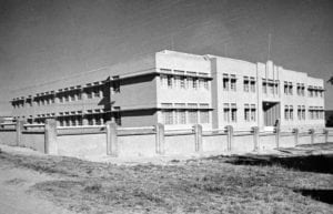 Ginásio Estadual Rui Barbosa na década de 1940.