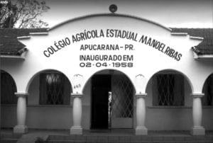 Colégio Agrícola Estadual Manoel Ribas em 2017.