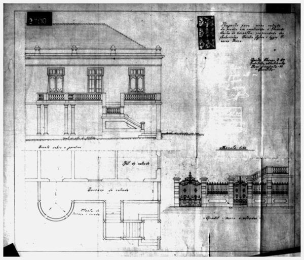 3 – Projeto para nova entrada da residência.