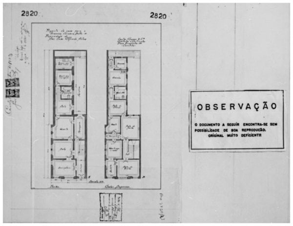 2 – Planta dos pavimentos térreo e superior.