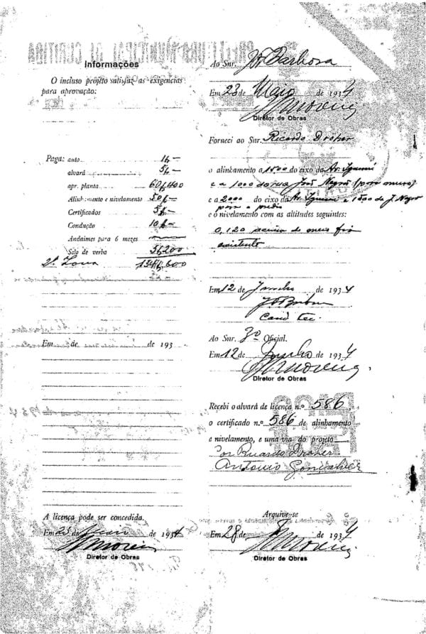 CPAEFC Registro 109 Imagem 4b Alvará 586