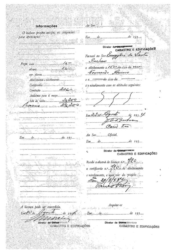 CPAEFC Registro 120 Imagem 2b Alvará 720