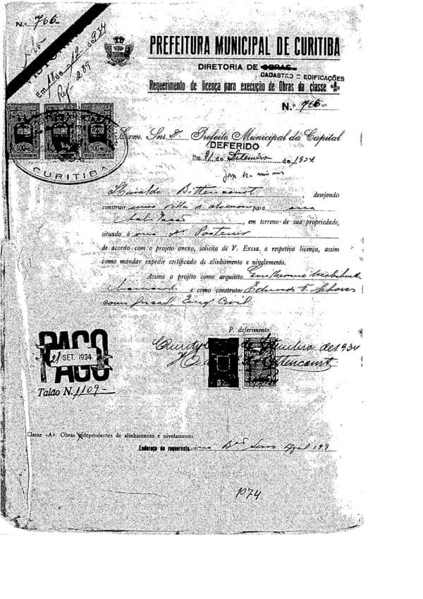 CPAEFC Registro 122 Imagem 2a Alvará 766