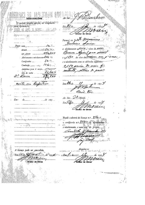 CPAEFC Registro 125 Imagem 2b Alvará 846