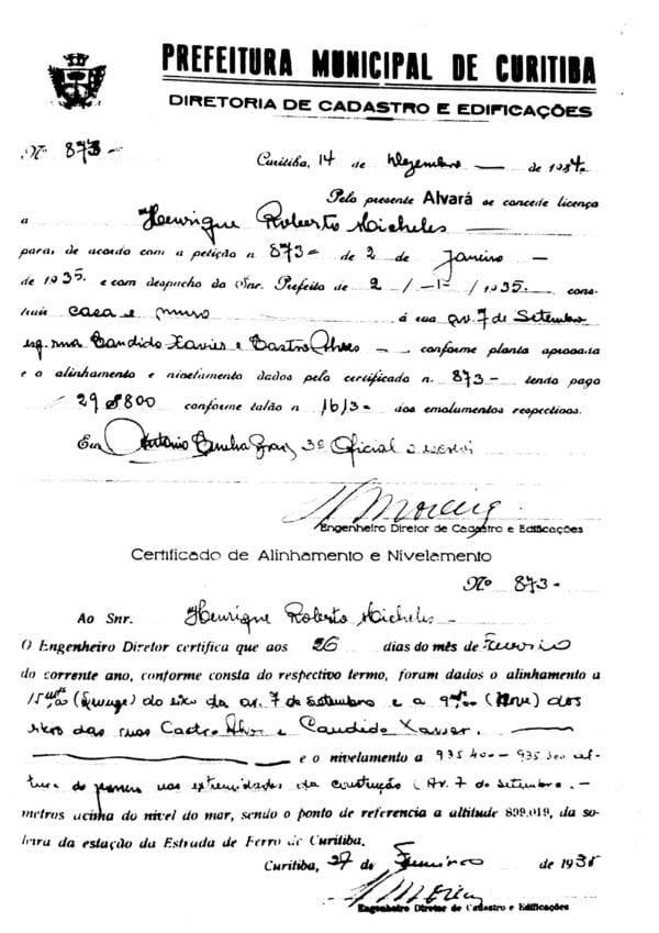 CPAEFC Registro 131 Imagem 2g Alvará 873