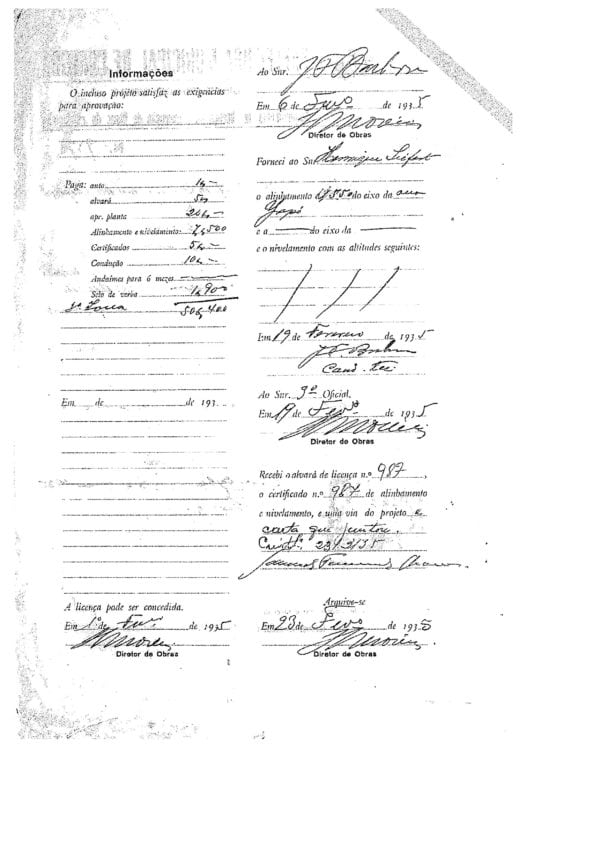 CPAEFC Registro 134 Imagem 2b Alvará 987