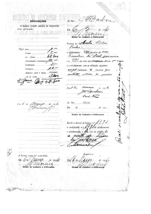 CPAEFC Registro 166 Imagem 3b Alvará 1791