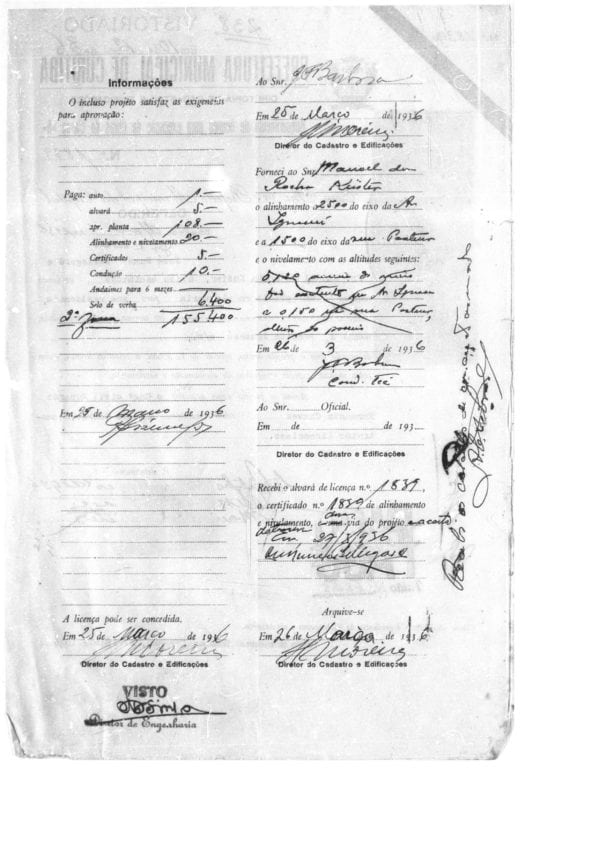 CPAEFC Registro 167 Imagem 2b Alvará 1839