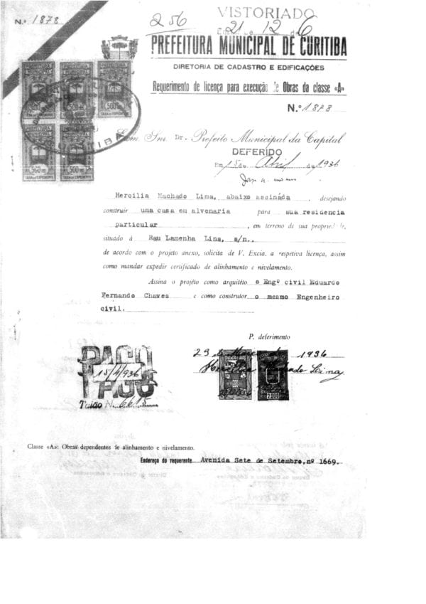 CPAEFC Registro 168 Imagem 3a Alvará 1878