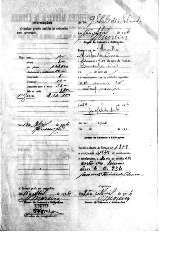 CPAEFC Registro 168 Imagem 3b Alvará 1878