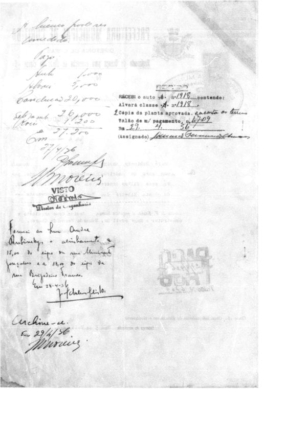 CPAEFC Registro 169 Imagem 2b Alvará 1474