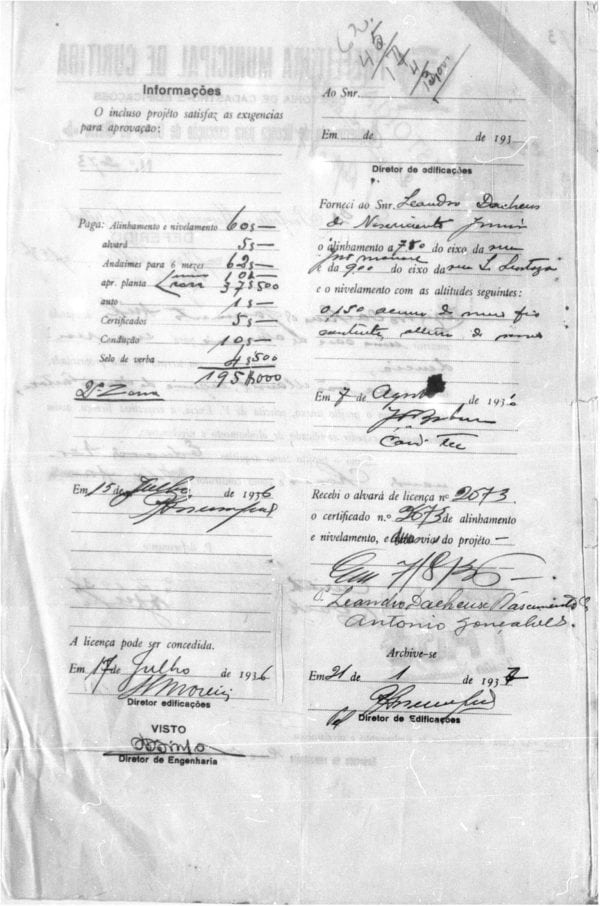 CPAEFC Registro 172 Imagem 4b Alvará 2073