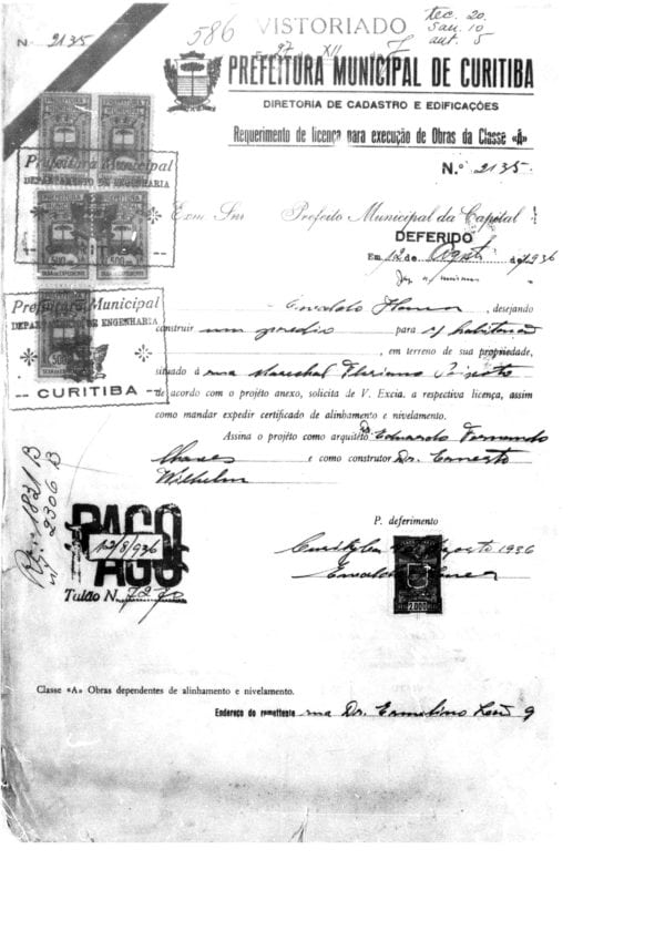 CPAEFC Registro 175 Imagem 3a Alvará 2135