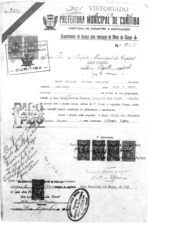 CPAEFC Registro 176 Imagem 3a Alvará 2150