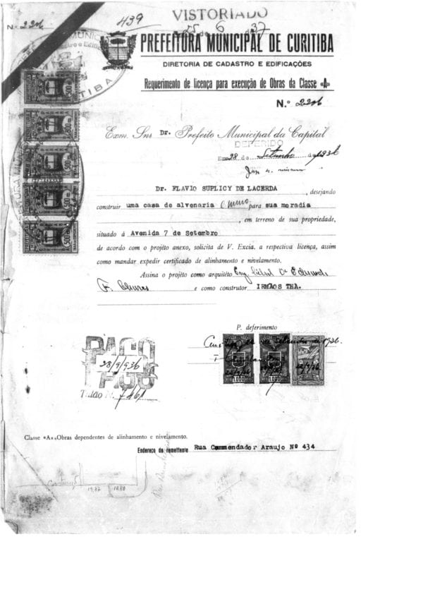 CPAEFC Registro 179 Imagem 2a Alvará 2206