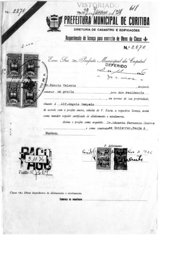 CPAEFC Registro 181 Imagem 3a Alvará 2270