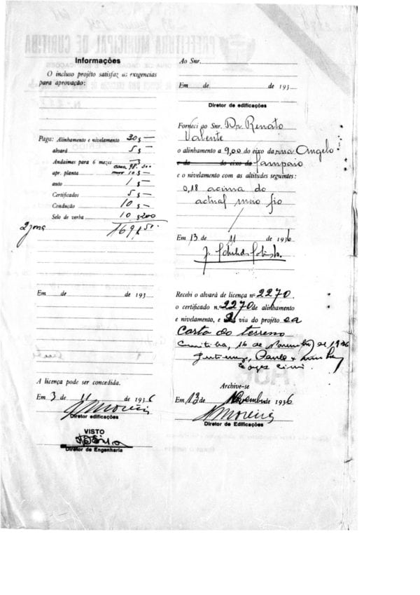 CPAEFC Registro 181 Imagem 3b Alvará 2270