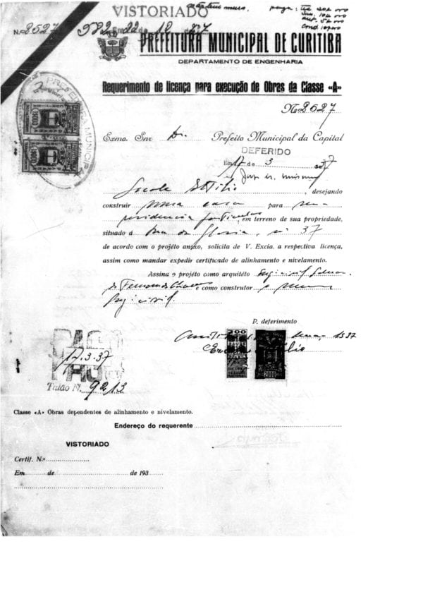 CPAEFC Registro 187 Imagem 2b Alvará 2527