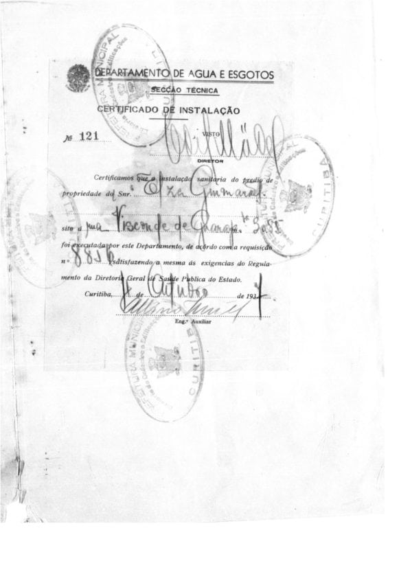 CPAEFC Registro 190 Imagem 3c Alvará 2540