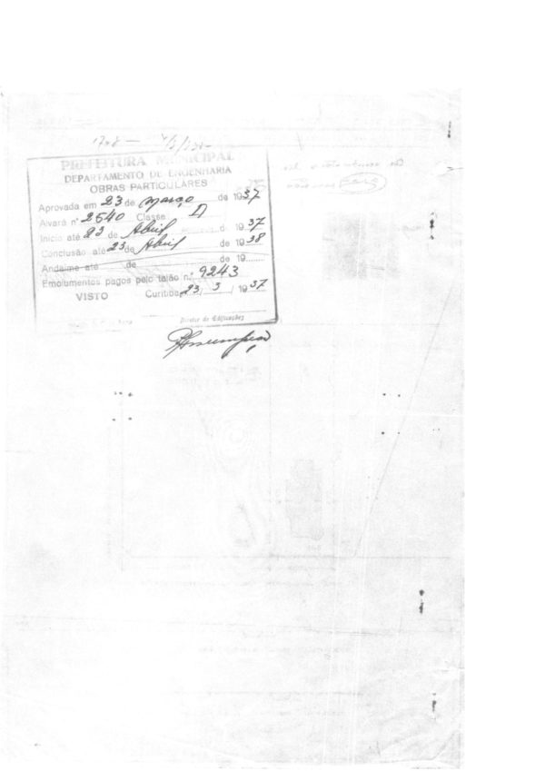 CPAEFC Registro 190 Imagem 3h Alvará 2540