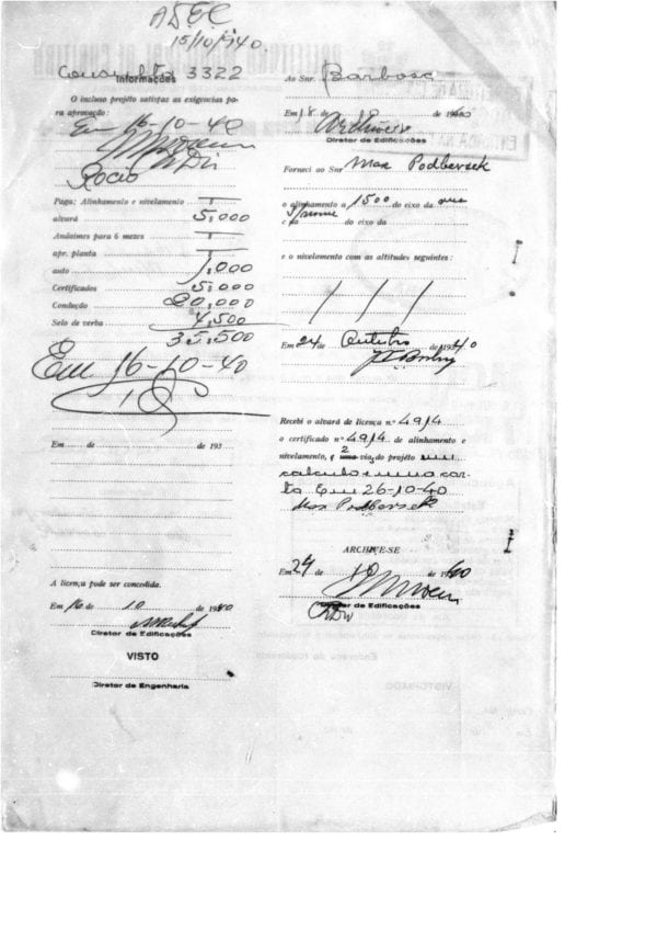 CPAEFC Registro 209 Imagem 2b Alvará 4914