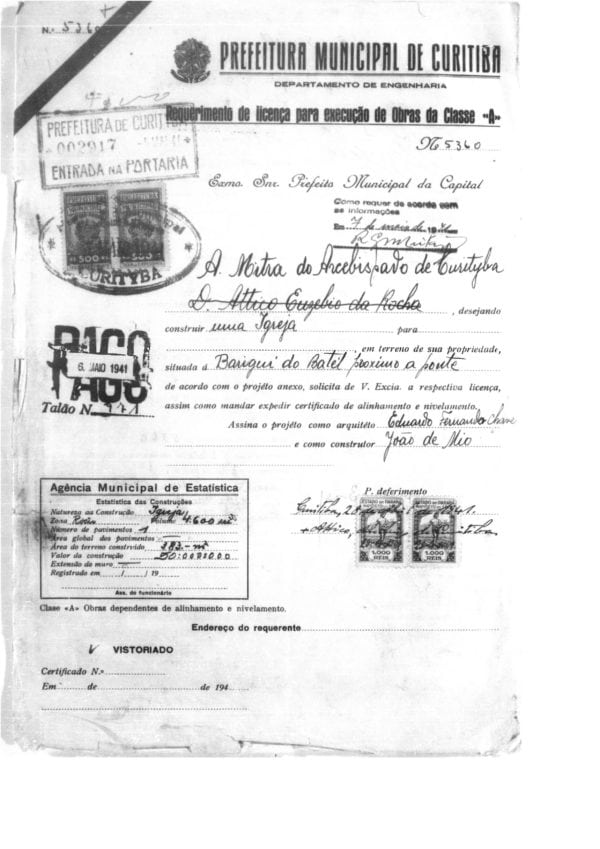 CPAEFC Registro 214 Imagem 5a Alvará 5360