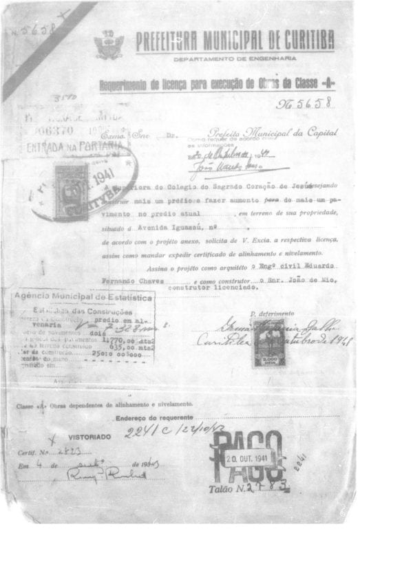 CPAEFC Registro 218 Imagem 7a Alvará 5658