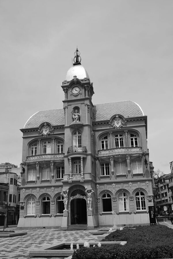 Fachada principal. Paço da Liberdade, em Curitiba - 2009.