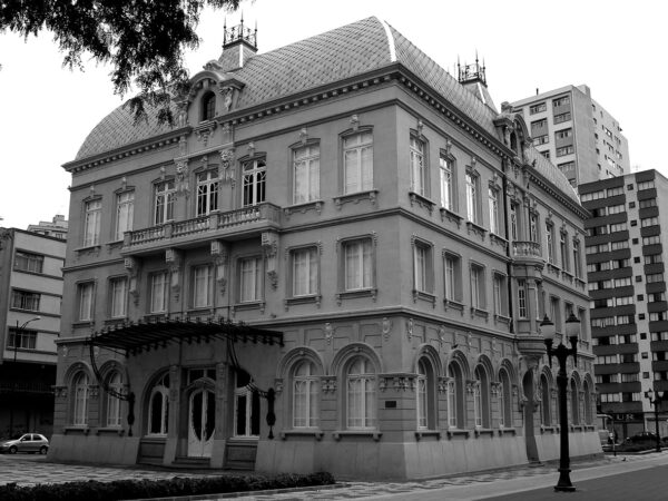 Fachada posterior. Paço da Liberdade, em Curitiba - 2009.