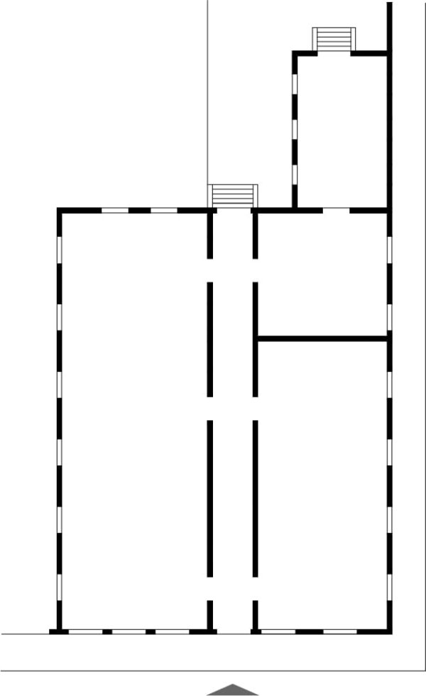 ​Planta do pavimento térreo do Museu Paranaense, antigo Paço da Assembleia.