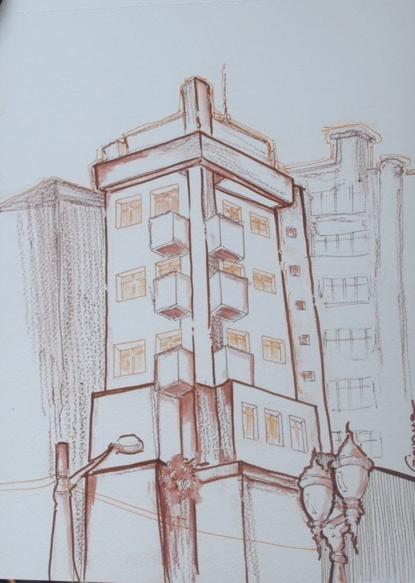 Croquis Urbanos - Giovana de Medeiros