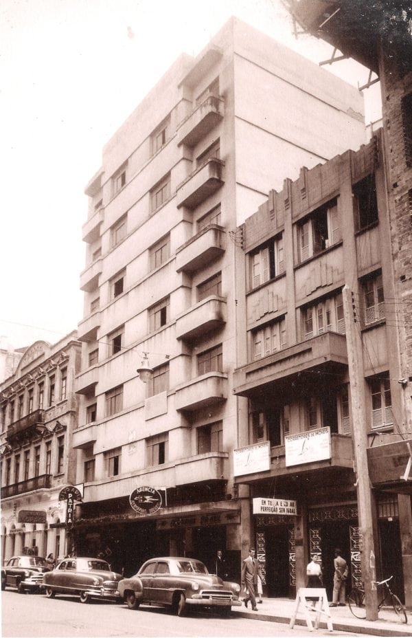 Edifício Ewaldo Wendler na década de 1960.