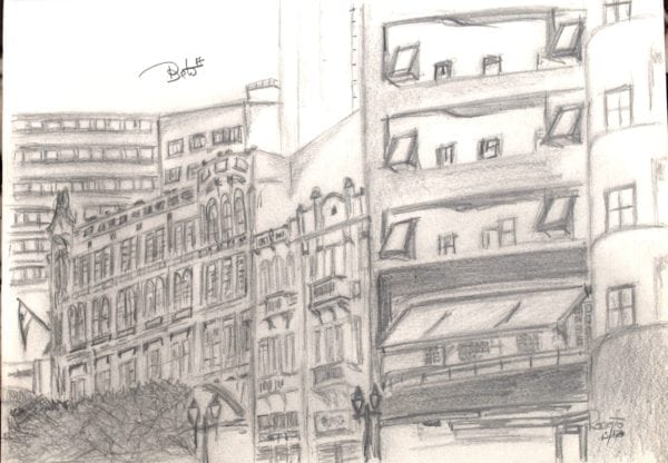 Croquis Urbanos - Roberto Nhiemetz