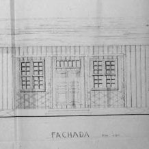 Fachada do Grupo Escolar Gaspar Veloso - sem data.