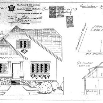 1 - Projeto Arquitetônico da fachada do
imóvel.