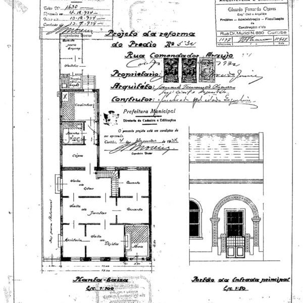 1- Projeto Arquitetônico.