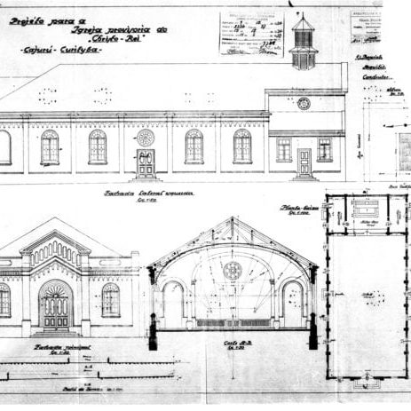 1 - Projeto Arquitetônico da igreja.