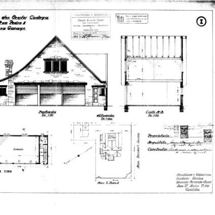 1 – Alvará de Construção com os Projetos
para construção do muro e da garagem.