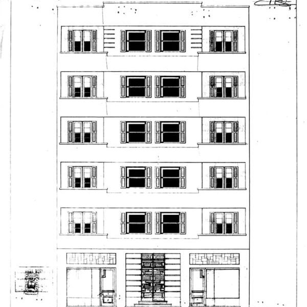 1 – Projeto Arquitetônico da fachada.